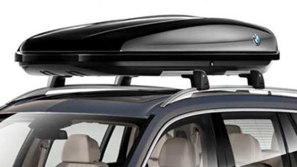 Caja portaequipajes para techo BMW 520 Schwarz/Titansilber